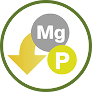 Snížený obsah Mg a P