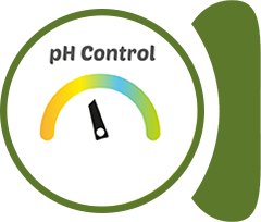 Controlled urine pH