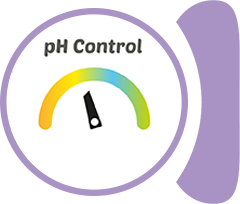 Controlled urine pH