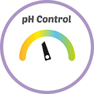 Controlled urine pH