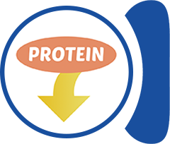 Snížený obsah proteinu