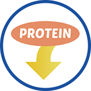 Snížený obsah proteinu